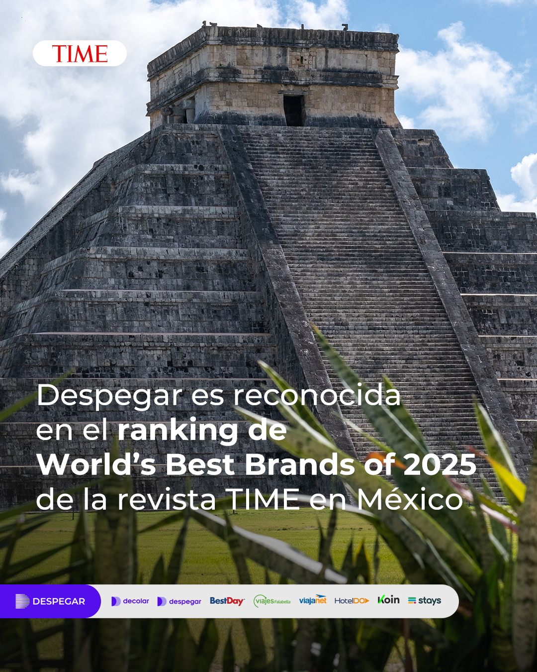 Despegar fue reconocida por TIME como una de las mejores marcas del mundo en 2025