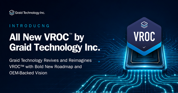 Graid Technology lanza VROC? by Graid Technology con el respaldo de fabricantes OEM de primer nivel